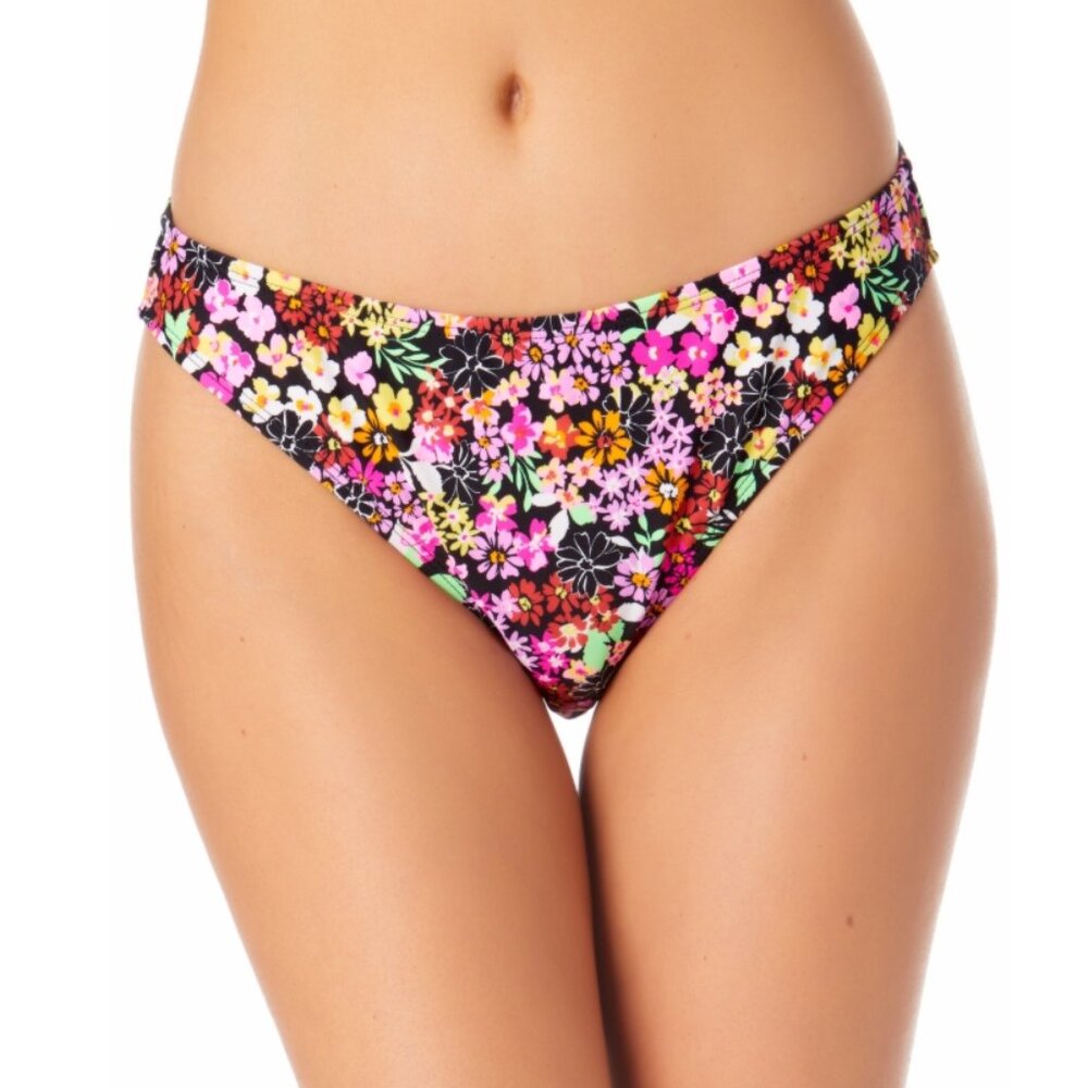 Juniors Womens Hipster Floral Print Swim Bottom Separates